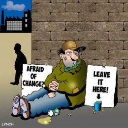 Afraid of change - leave it here.